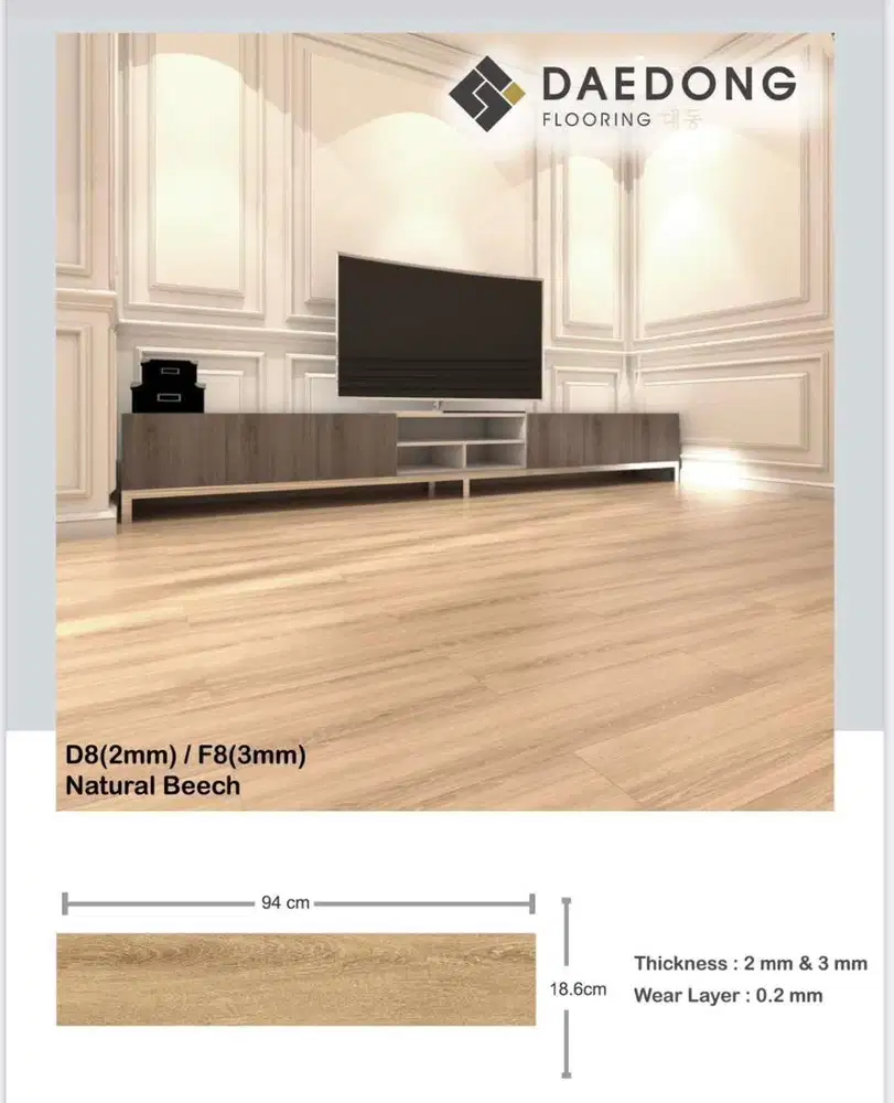 Lantai vinyl / vinil, spc, parquet
