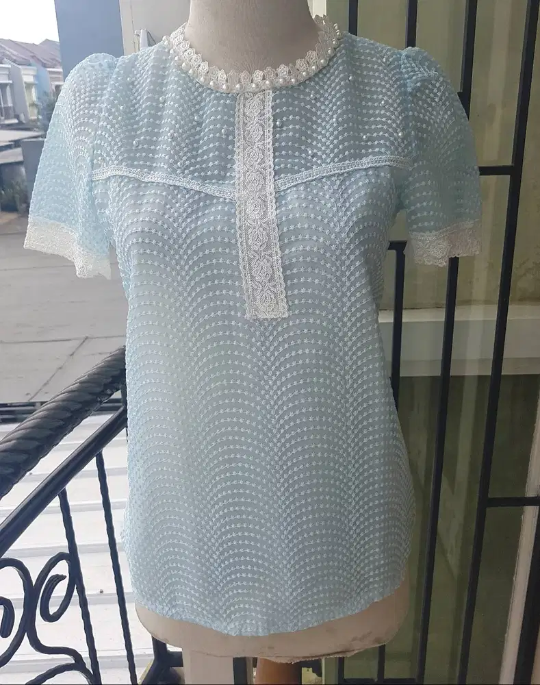 atasan organdi light blue
