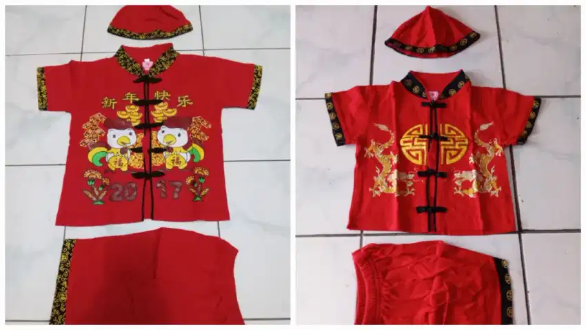 Cheongsam katun anak