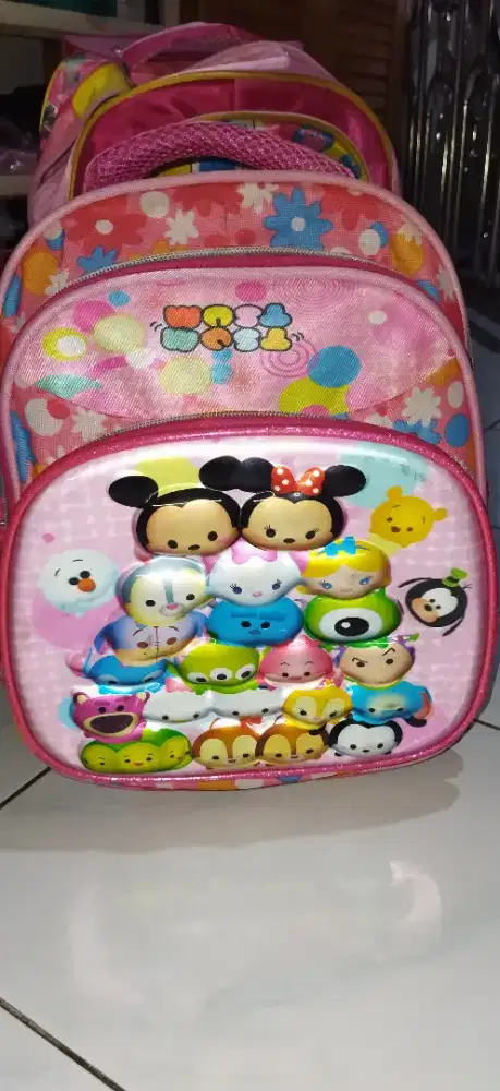 Tas sekolah tsum tsum like new mulus