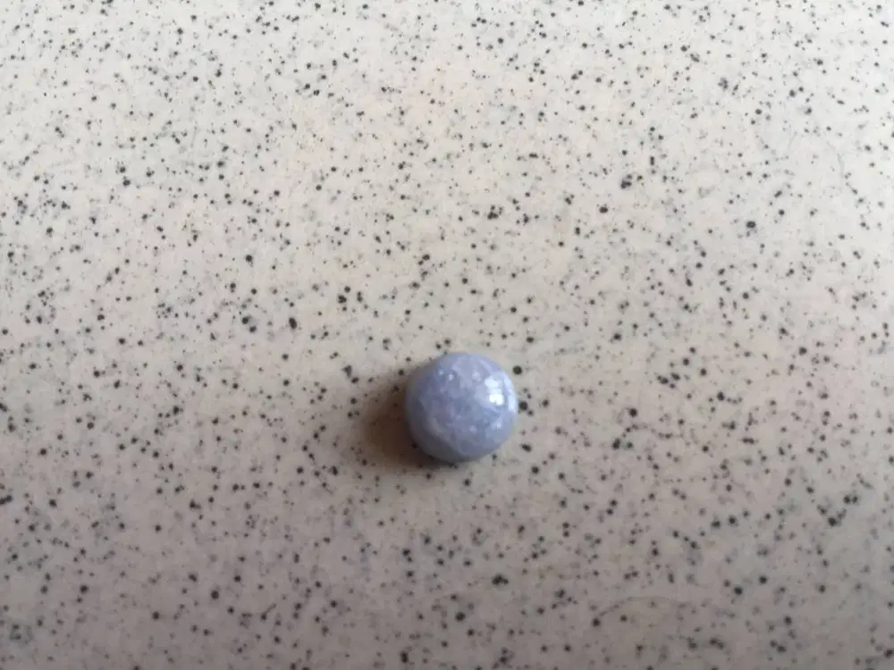 Kondisi Bagus Batu Cincin Blue Safir Saphire (berserat)