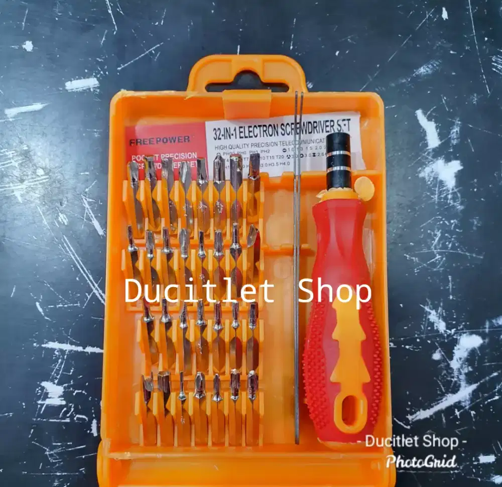 Kepala Obeng Set Magnet Reparasi Hardware Tools Screwdriver Hp Laptop