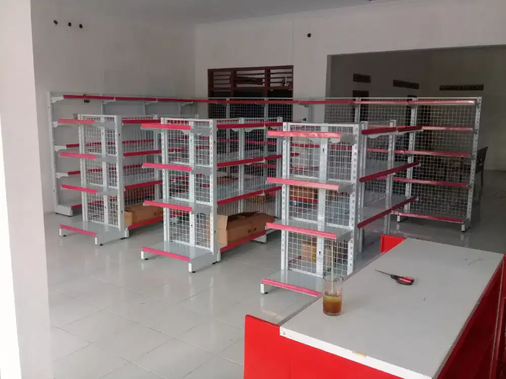 Ready stock rak rak minimarket dan swalayan