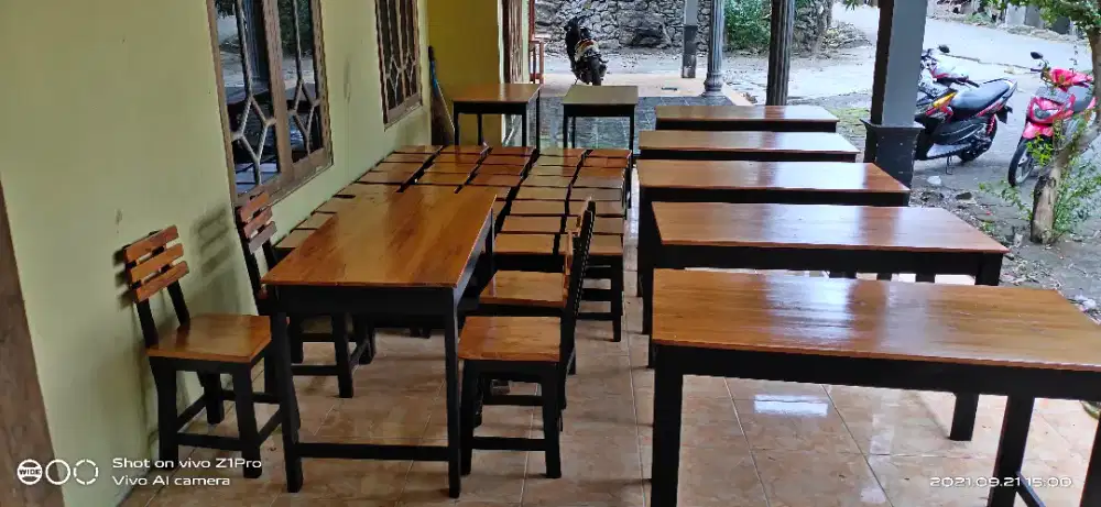 Meja kursi caffe dll