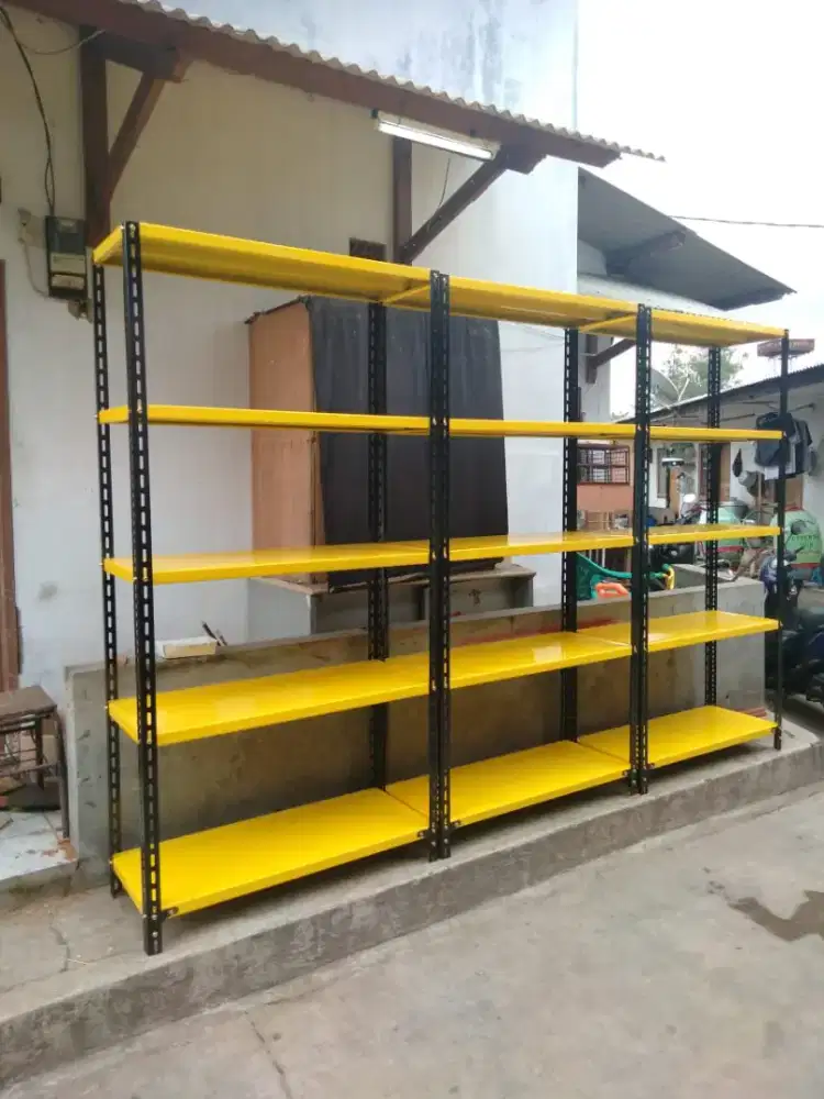 rak besi baru jujur lebih berkah