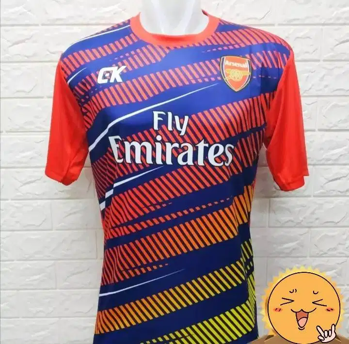 Jersey kaos baju futsal Arsenal printing