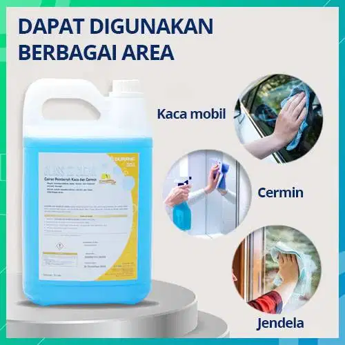 Sabun Pembersih Kaca & Jendela - Durand Glass Cleaner 5 liter/jerigen