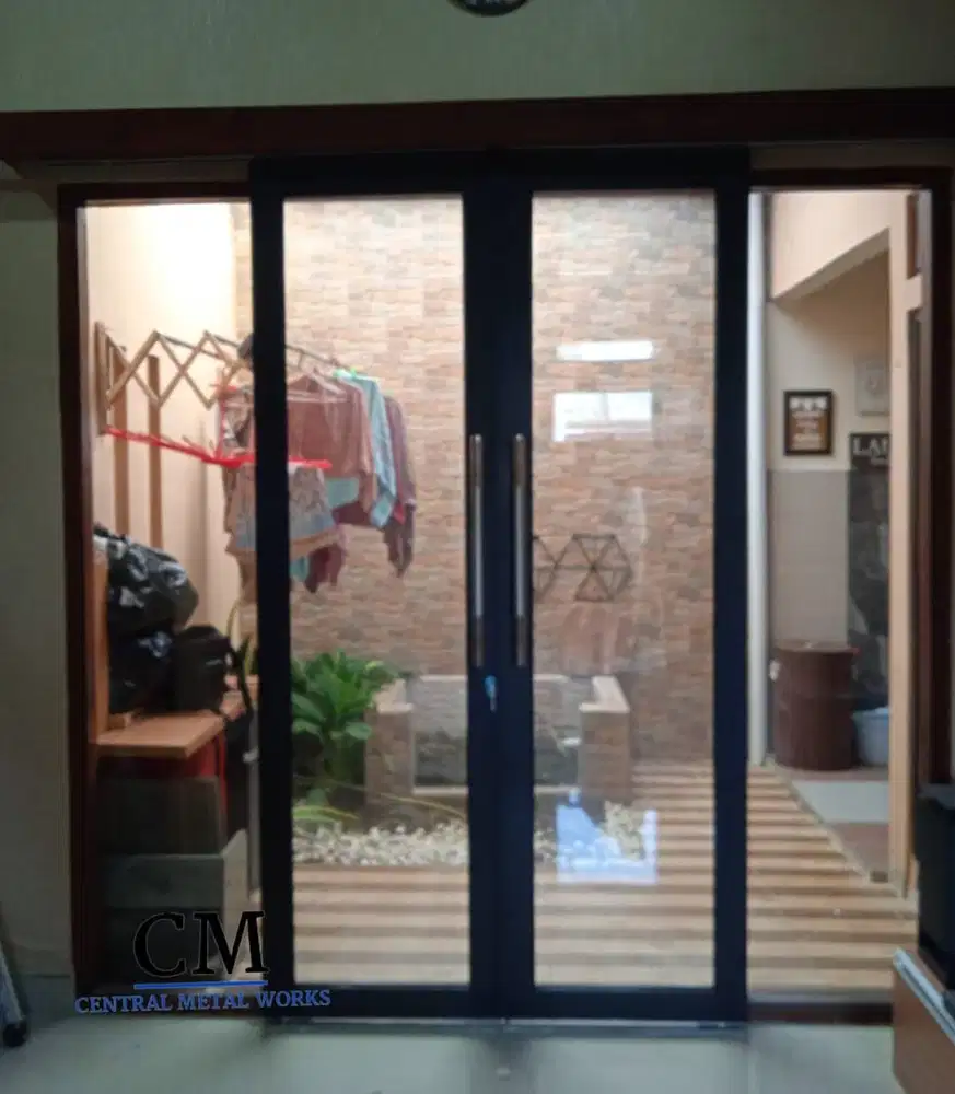 KUSEN PINTU JENDELA KACA ALUMINIUM MODERN KUALITAS SNI GARANSI
