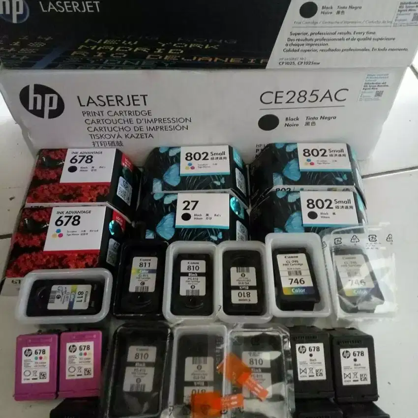 Harga Tinggi.Dibeli Cartridge Bekas/Baru.Toner, Canon, Hp, Epson dll