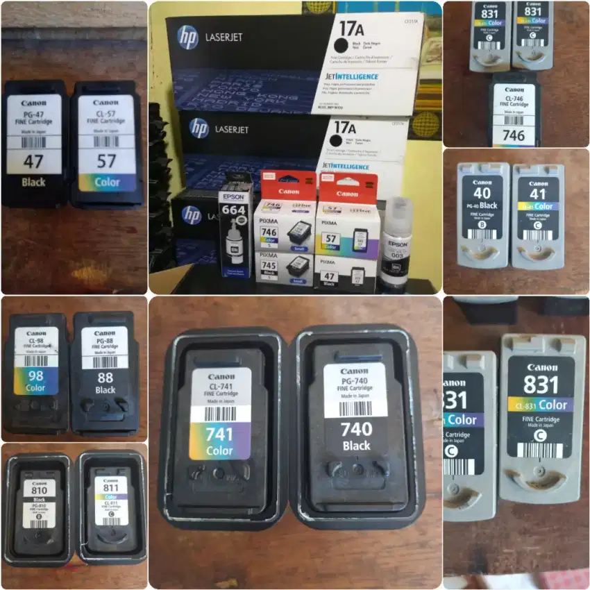 Dibeli Dengan Harga Tinggi. Catridge Baru _BEKAS. Toner,Canon, Hp dll