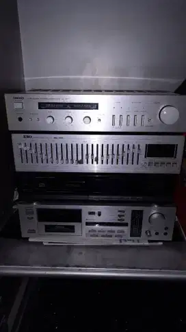 Dijual Ampli Nikko Na 500, EQ, cassete deck, cd