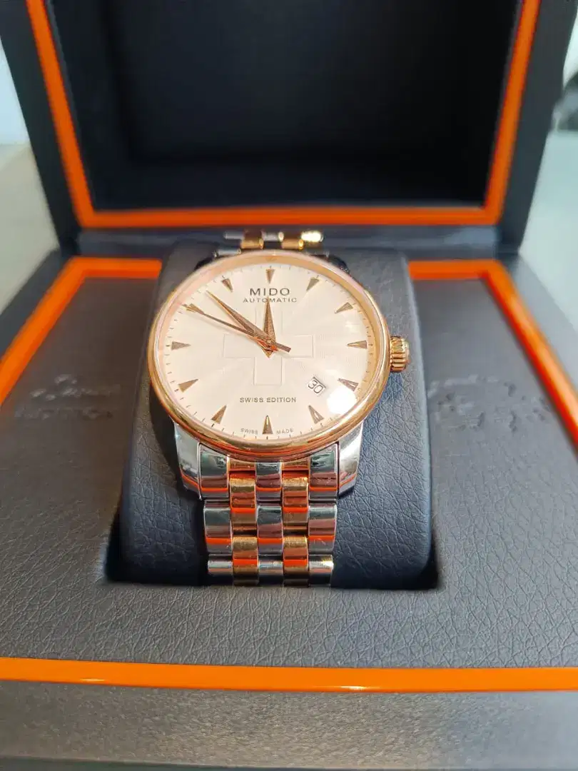 Langka! Jam Tangan Original Mido Baroncelli Swiss Edition Kondisi 99%