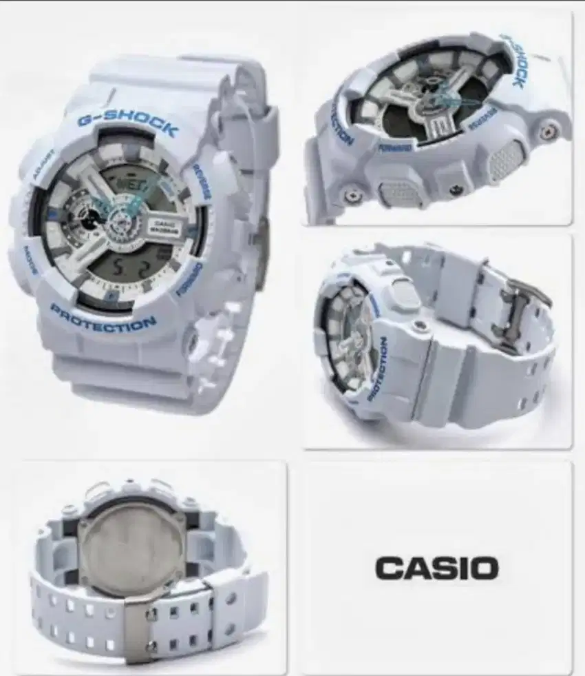 Jam tangan G shock GA 110 SN - 7 ADR white