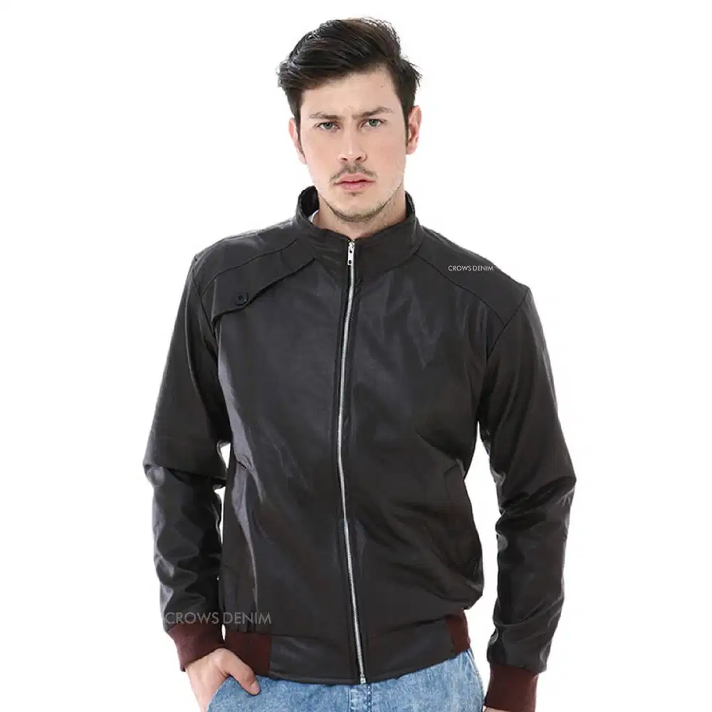 Jaket Kulit Oneside Synthetic Korean Style - SK32