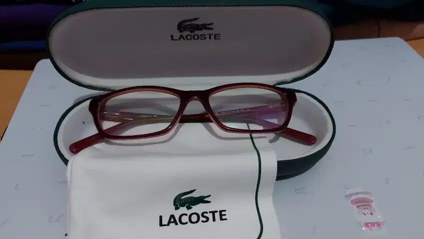 Kacamata anak Lacoste Pink Original