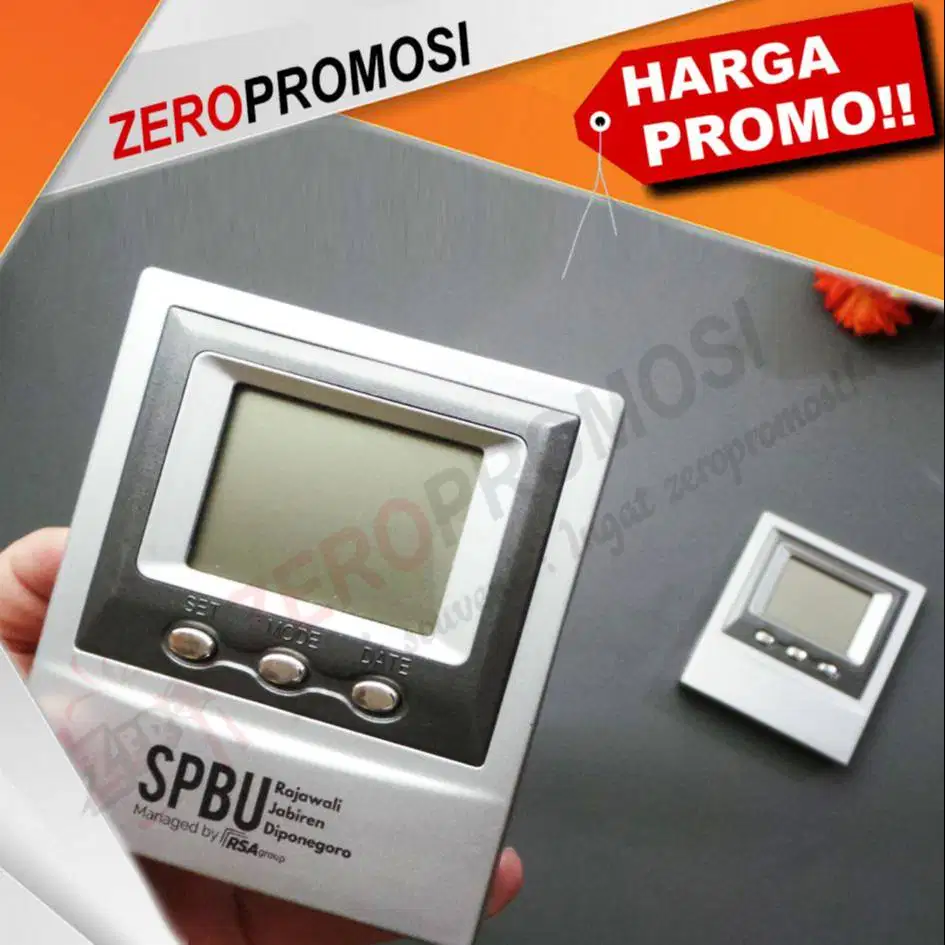 Jam Meja Digital JMP-01 Promosi Custom
