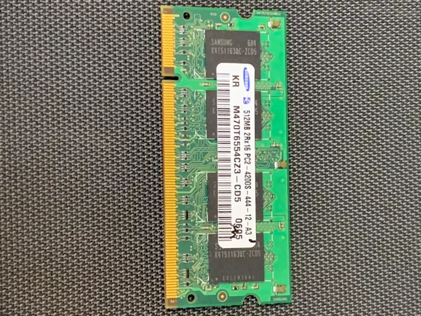 Samsung Ram laptop 512mb DDR2