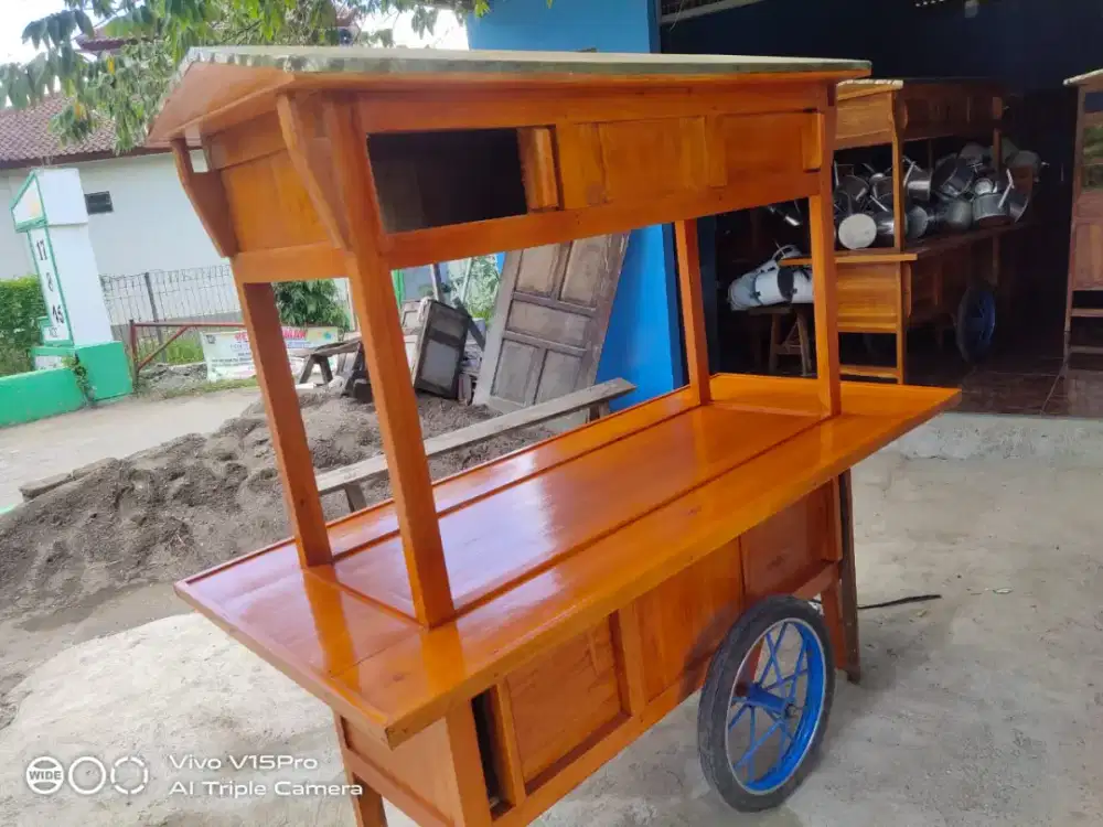 Gerobak angkringan full set free ongkir