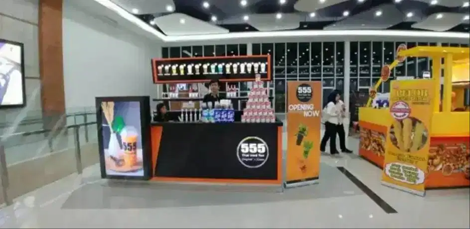 Booth Stand Jualan dalam Mall