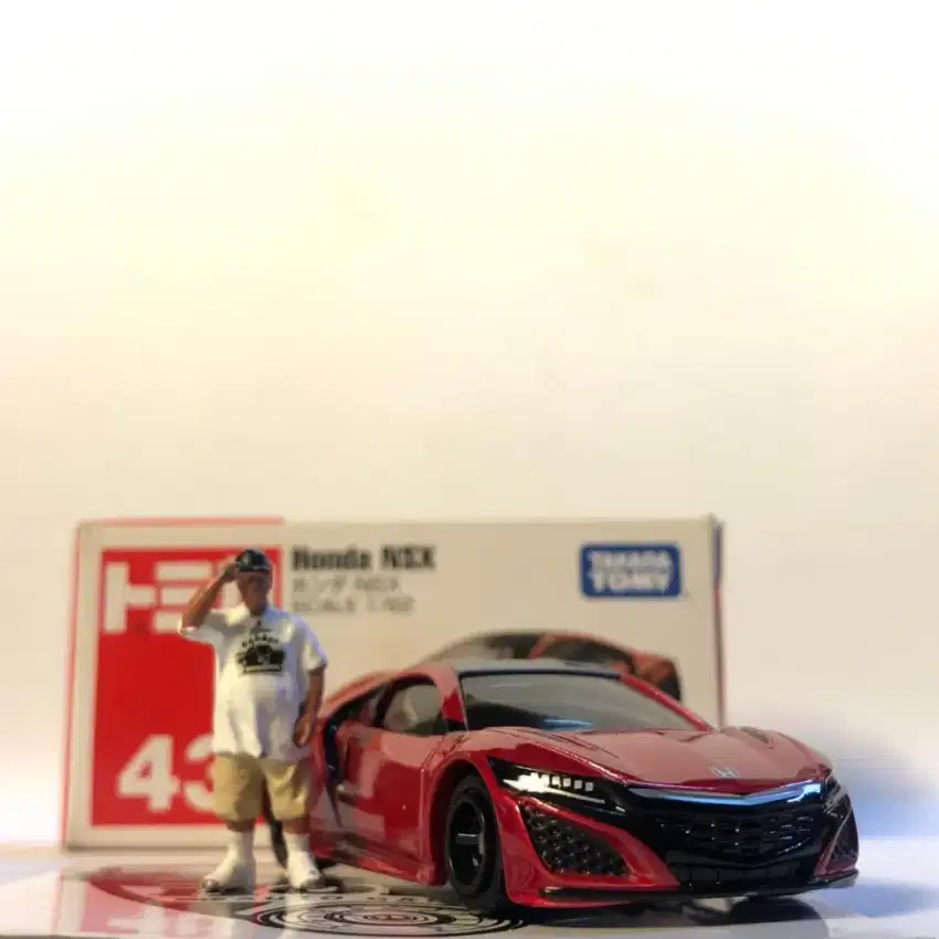 Diecast Tomica Takara Tomy Honda NSX Red Loose ada Box Free Akrilik