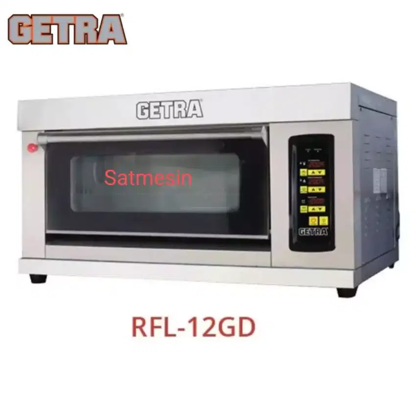 Gas baking oven RFL-12GD digital otomatis getra pemanggang roti