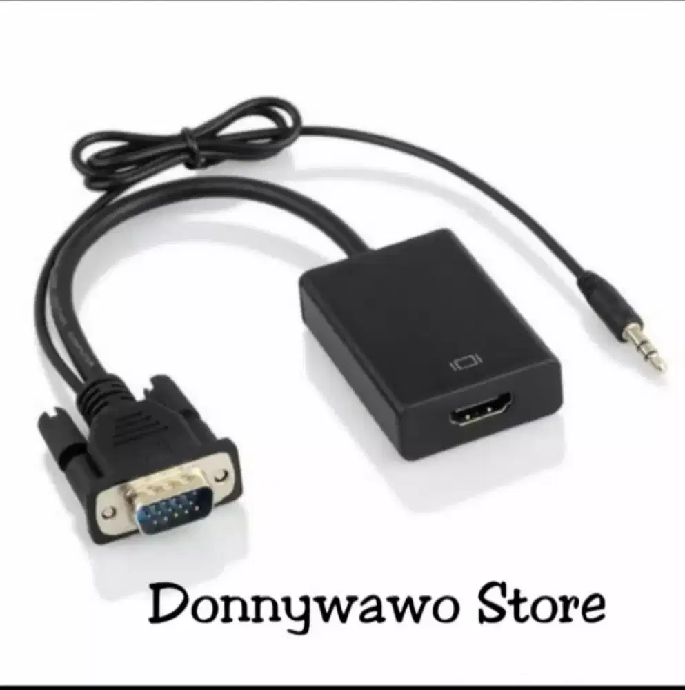 Converter VGA to HDMI VGA MALE to HDMI Female Audio