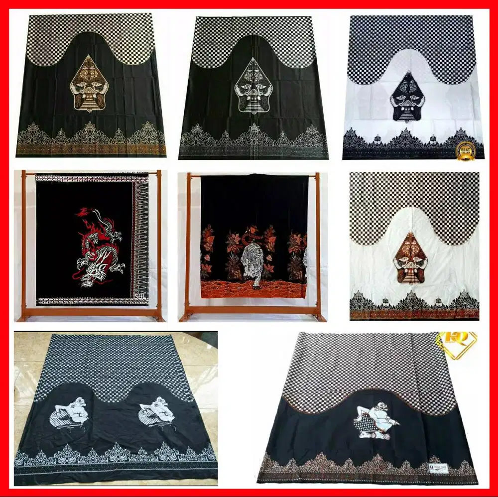 Sarung Batik Pekalongan Wayang Semar Bahan Katun