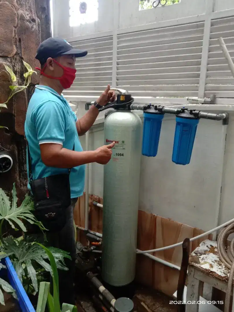 Filter saringan air pompa sumur bor tanah/PDAM PAM keruh kotor bau dll