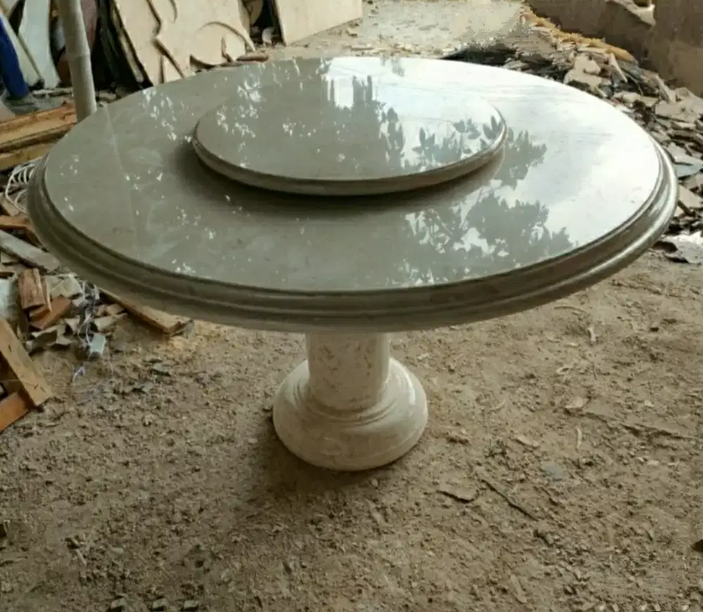 Meja Marmer Model Putar Atas