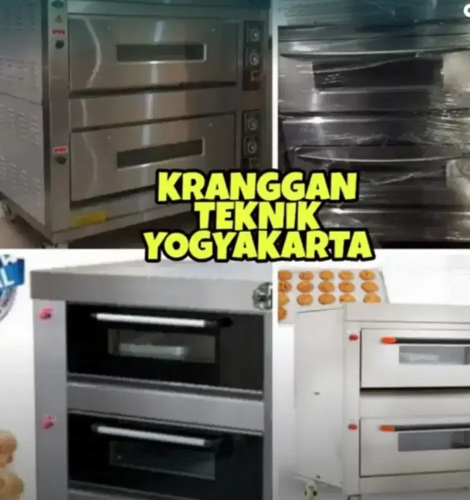 (KRANGGAN TEKNIK)oven kue dan roti 2 deck 4 tray