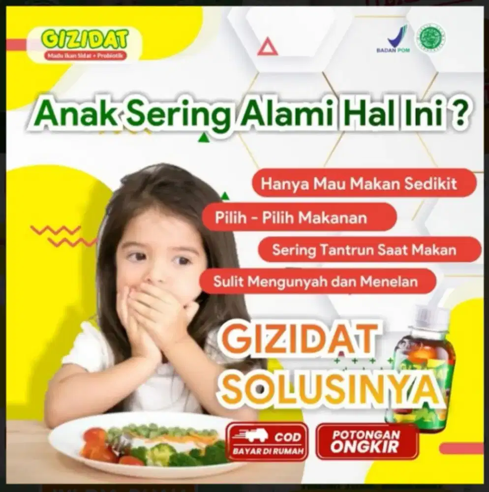 GIZIDAT penambah nafsu makan anak