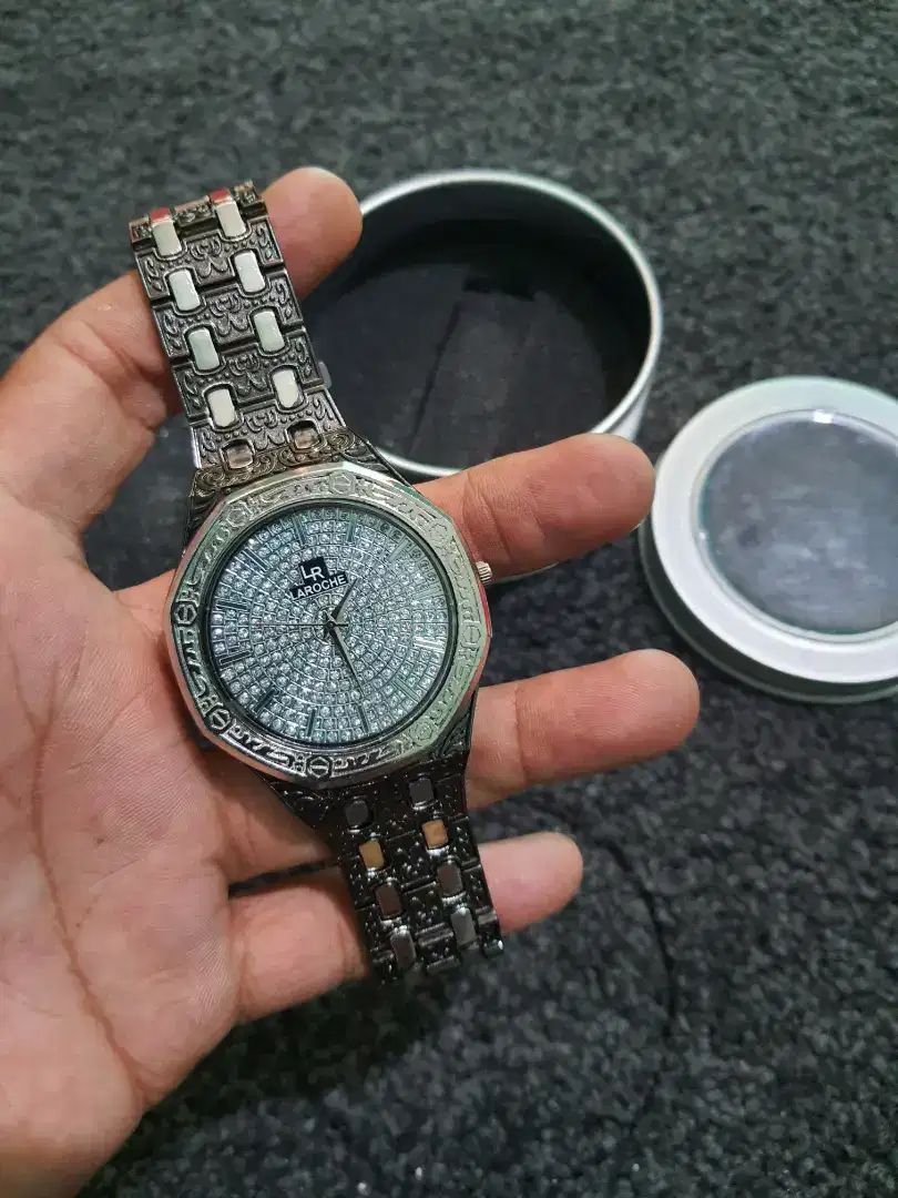 Jam tangan cowok La-rouc ori cakep UK 45mm