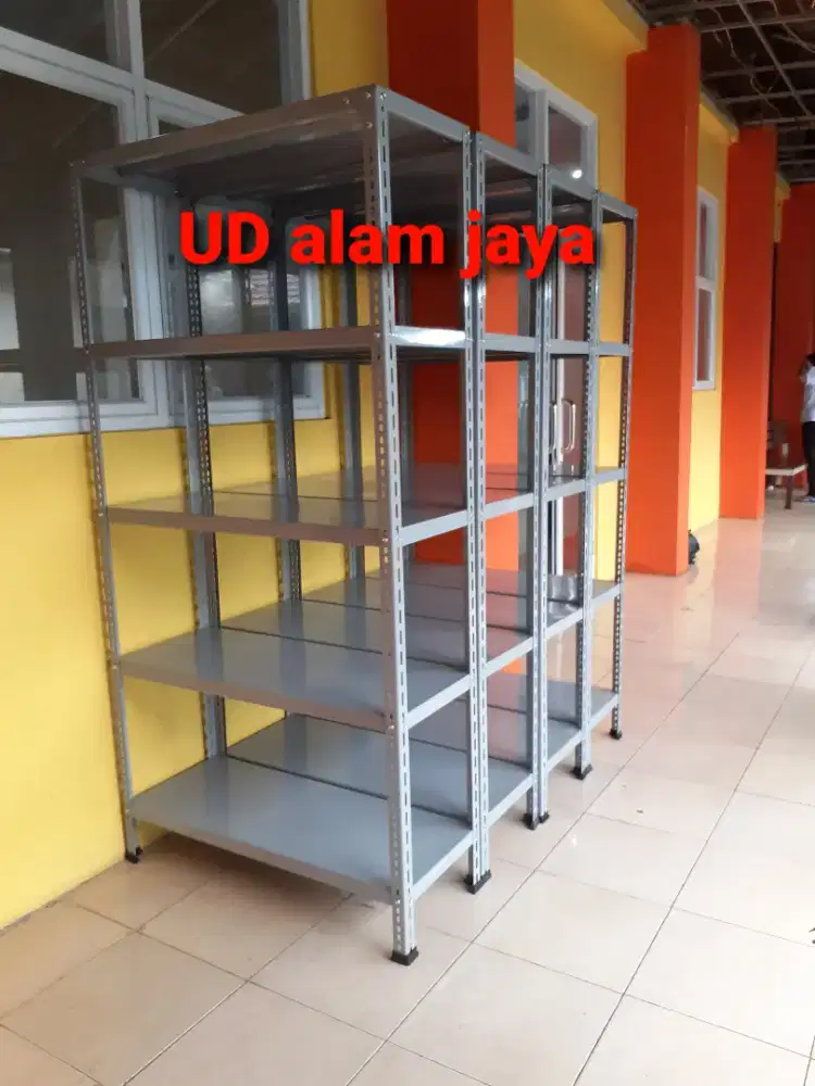 Rak 5 susun cet powder coanting