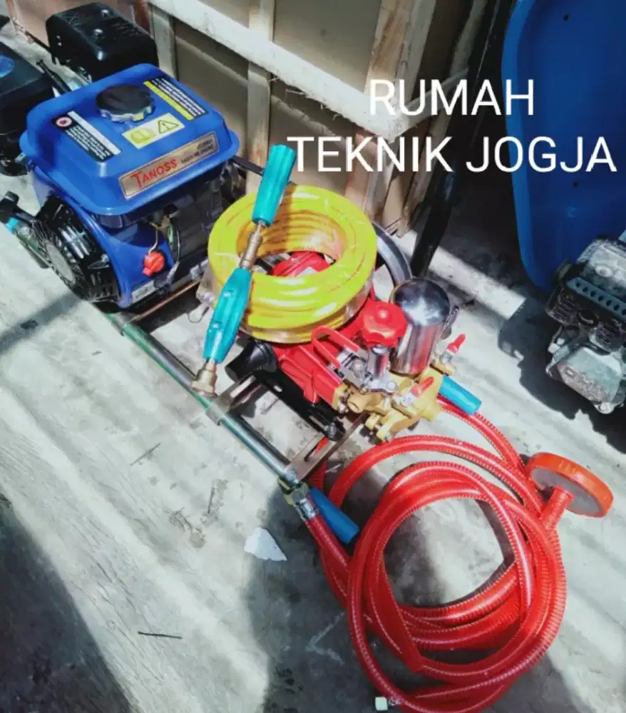 (Rumah teknik jogja) 1 set mesin sprayer,komplit selang stik