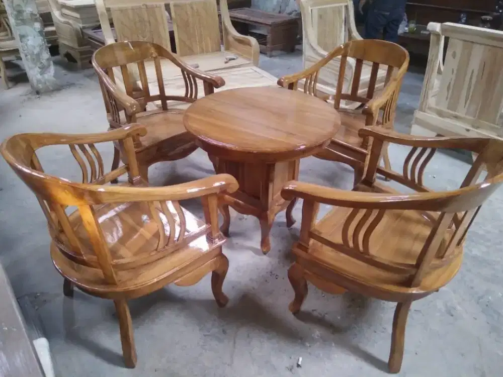 Kursi betawi lenong kayu jati