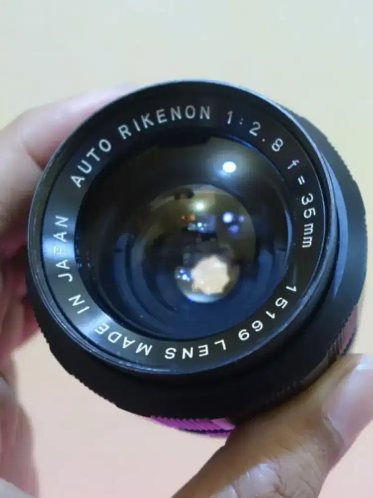 Lensa manual rikenon 35mm f2.8