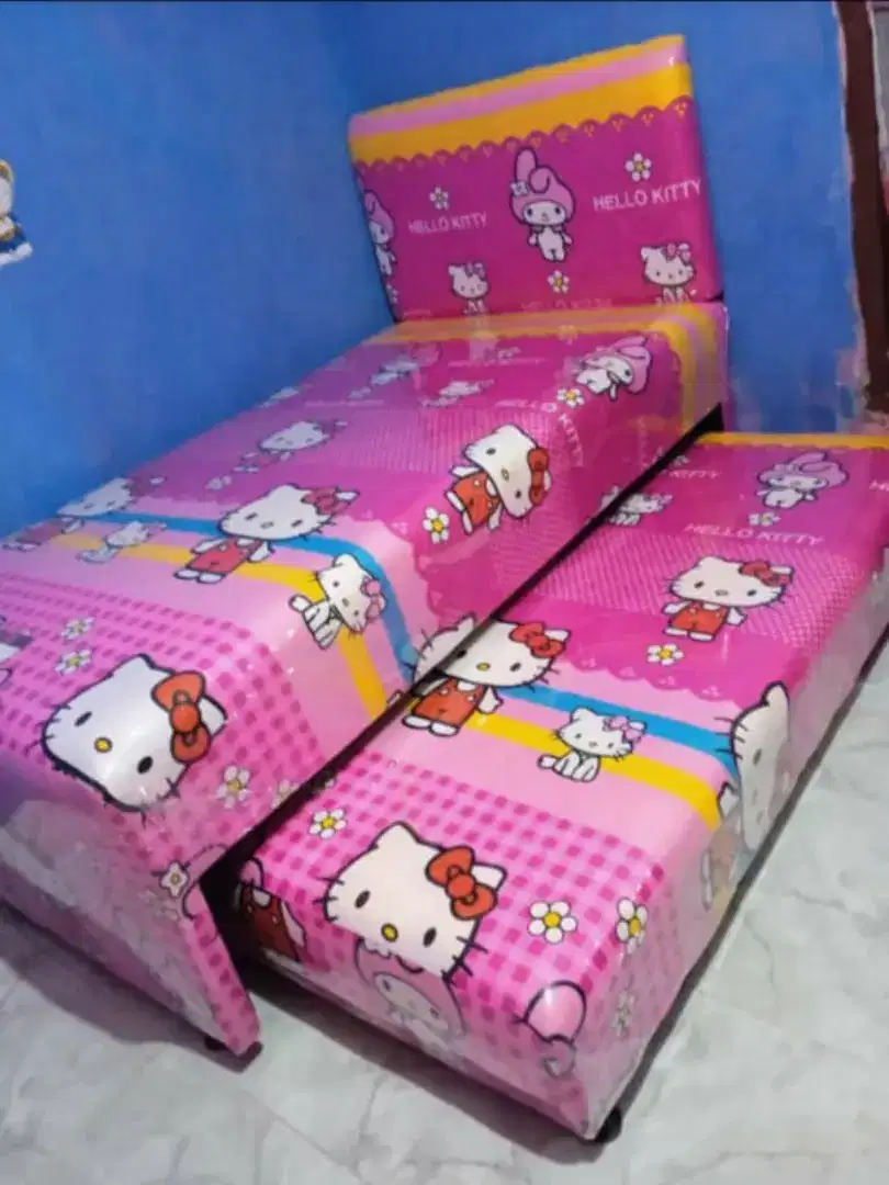 Springbed sorong anak karakter hk