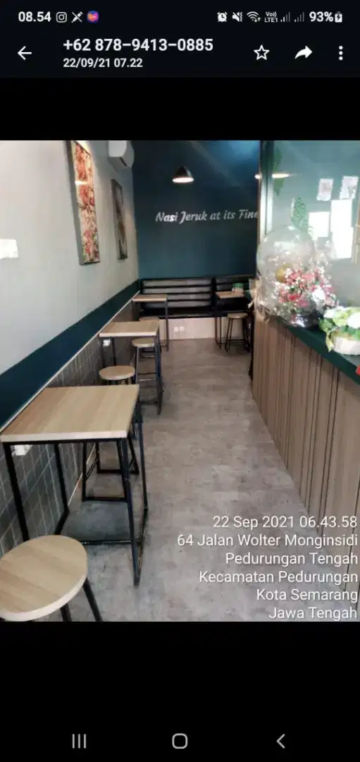 DIjual Meja Dinning 1Meja 2 kursi