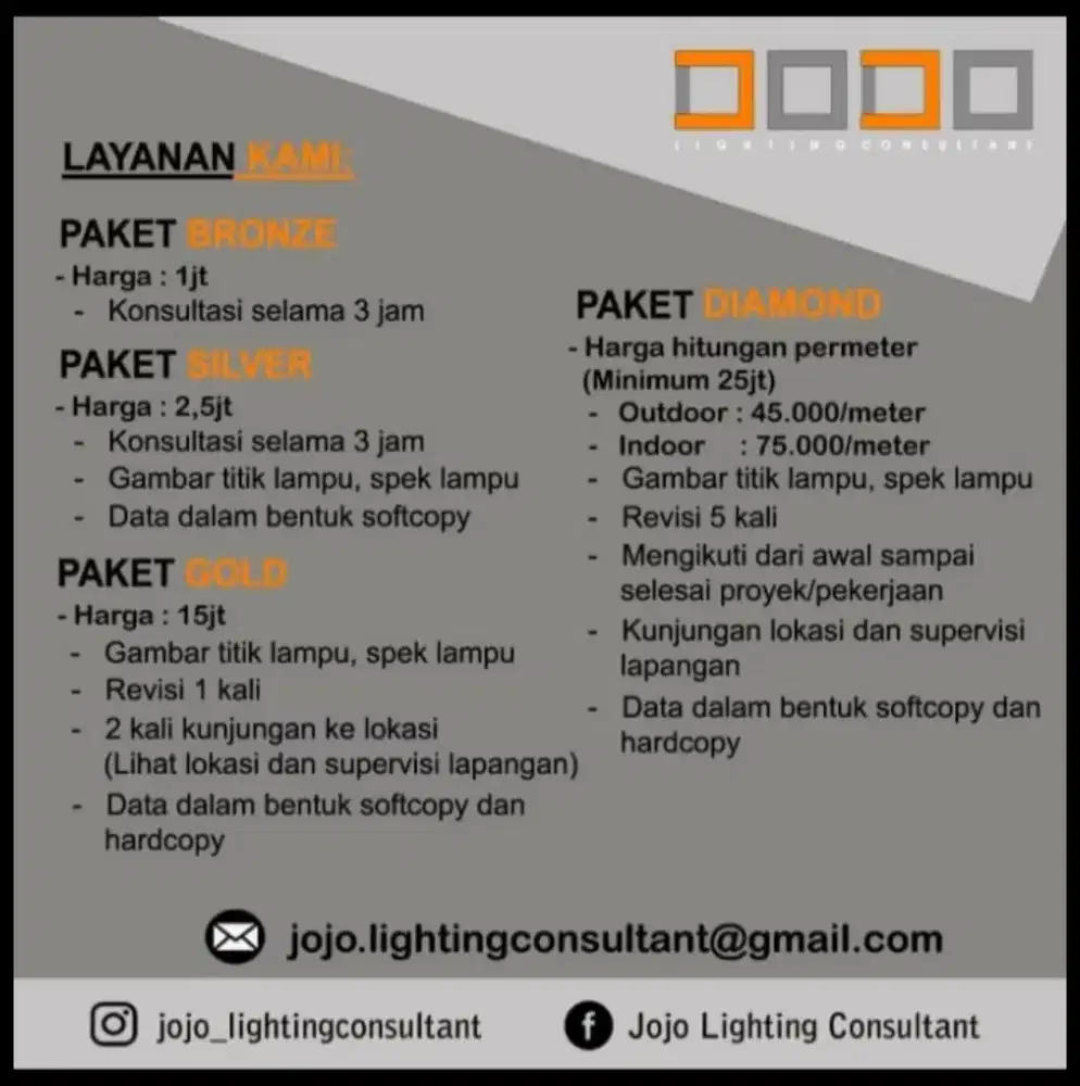 Jojo Lighting Consultant.