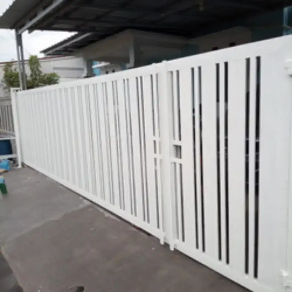 Pintu  pagar dorong termurah 5422