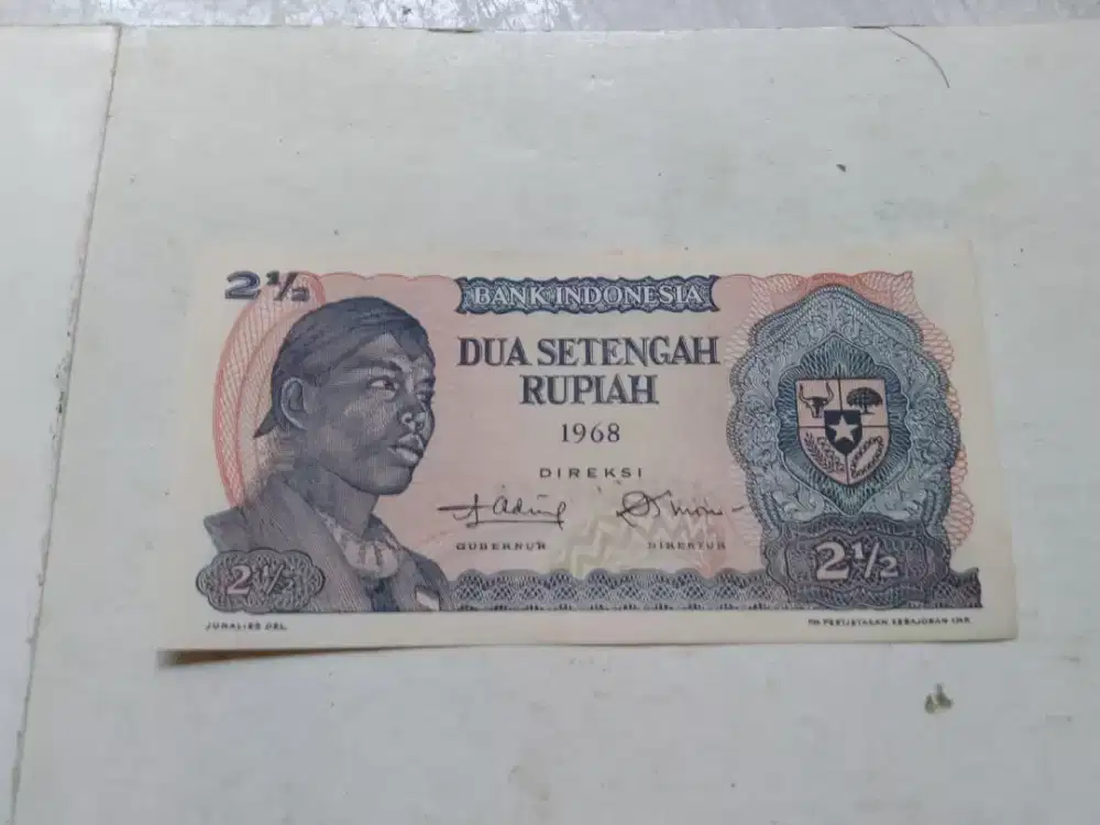 Uang kertas kuno1968