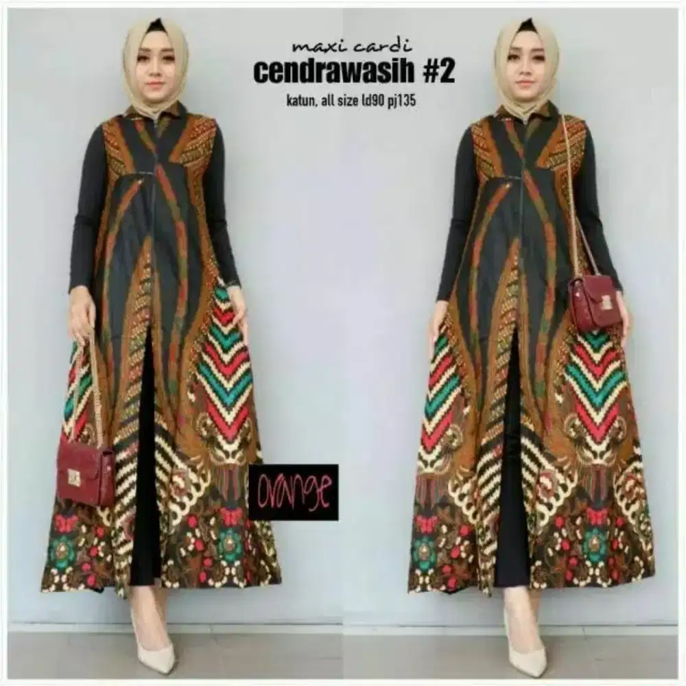 Outer Batik katun panjang