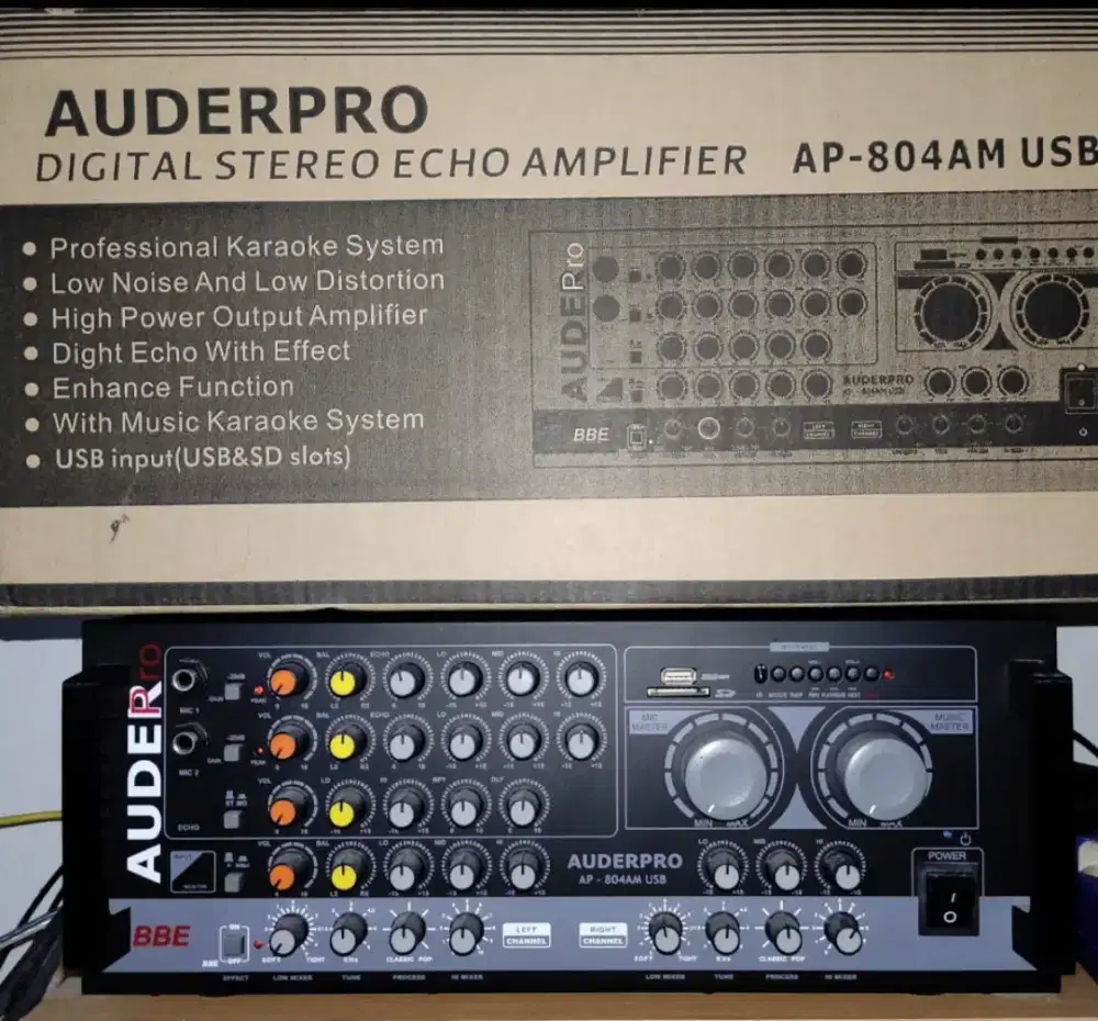 Amplifier / Karaoke AuderPro AP804 AM (USB) TV & Audio, Video