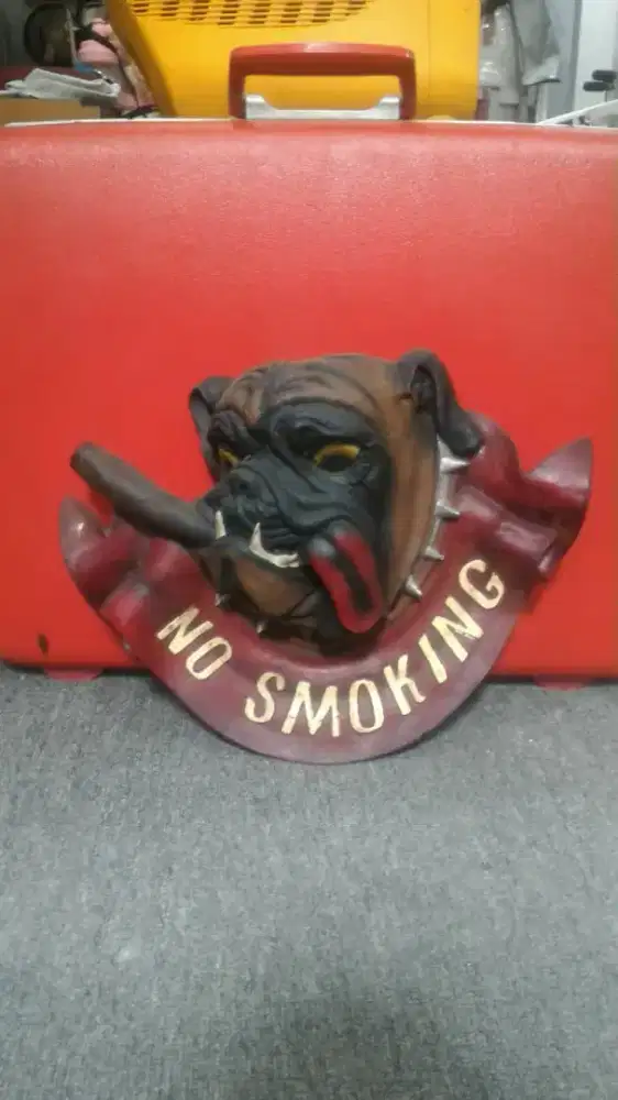 Pajangan dinding no smoking area (ukuran 45x30cm)
