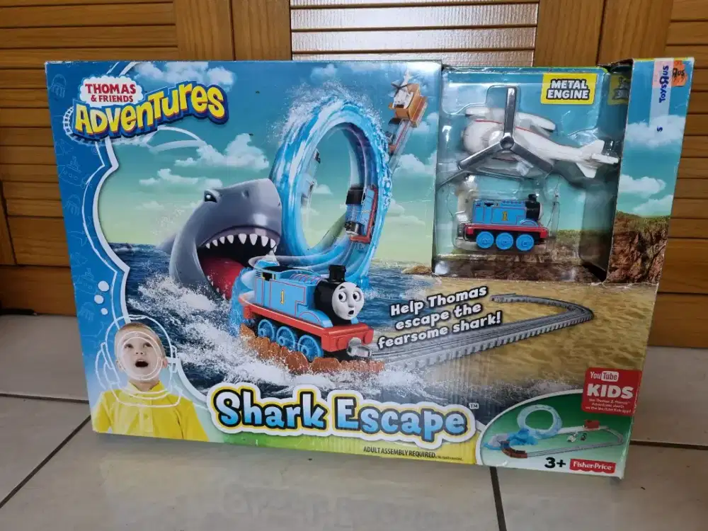 Mainan Thomas n Friends Adventures SHARK ESCAPE ORIGINAL Preloved