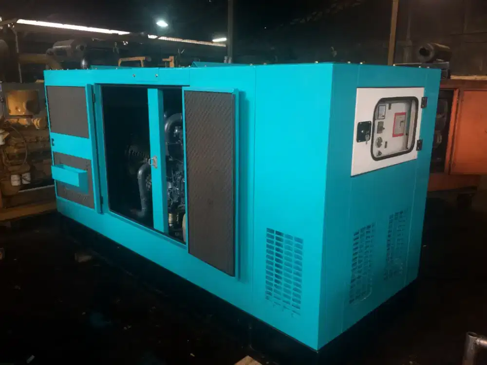 genset mitsubishi 100 kva silent rekondisi second bekas
