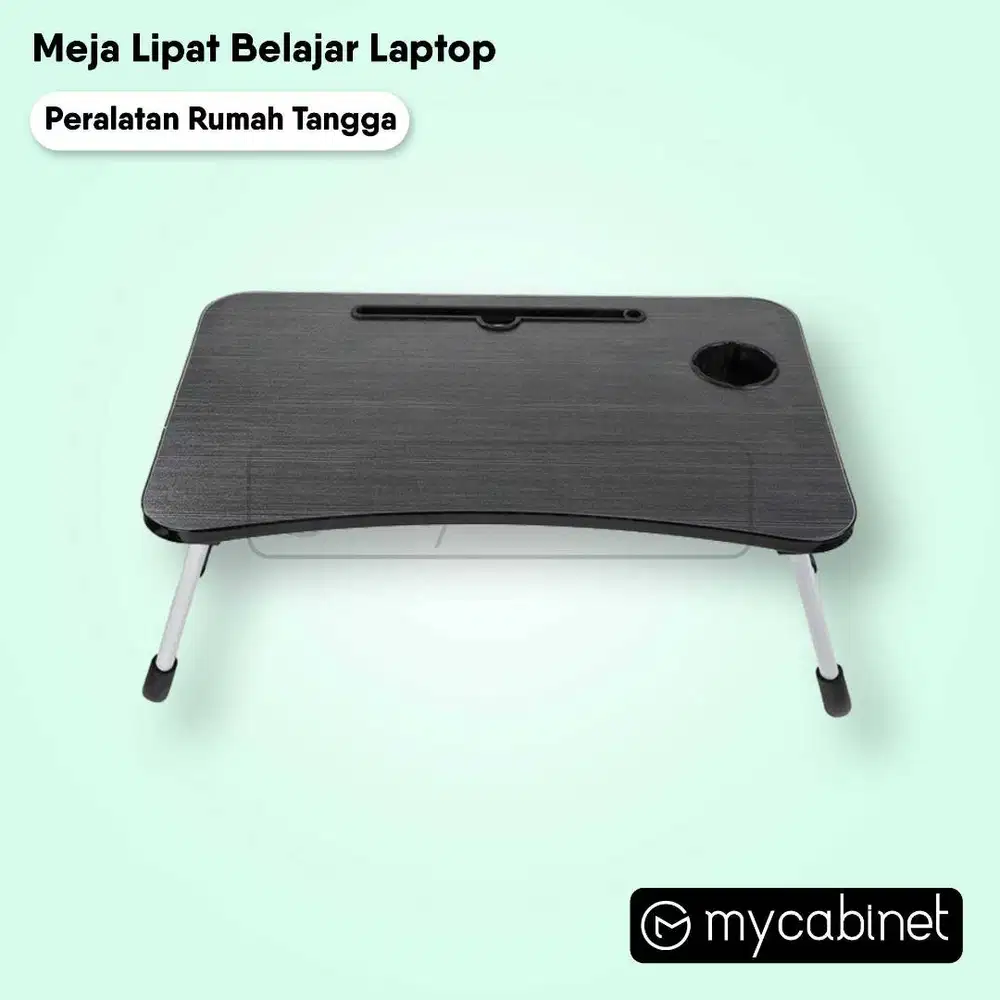 Meja Lipat Laptop Komputer Kerja Belajar Folding Table