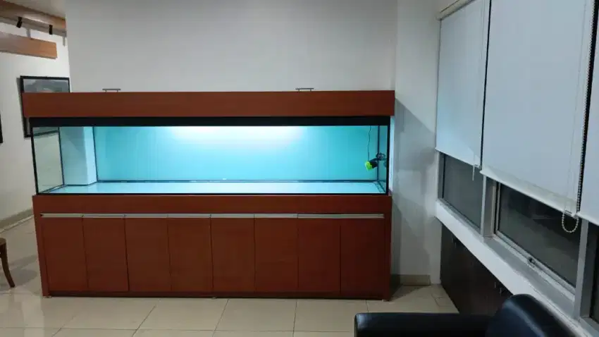 Aquarium plus rak kabinet