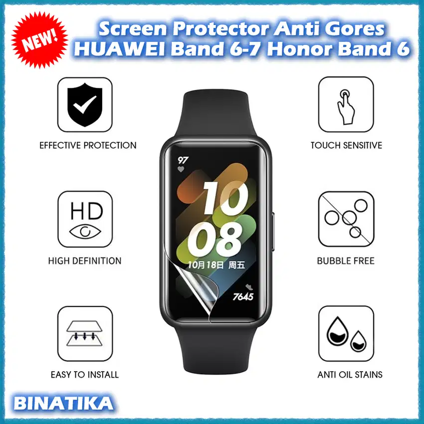 Screen Protector Anti Gores HUAWEI Band 6 7 8 9 Smartband Honor Band