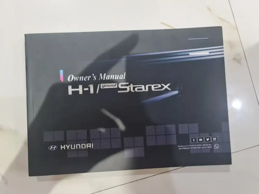 Dijual buku manual Hyundai h1/ 2010-2020